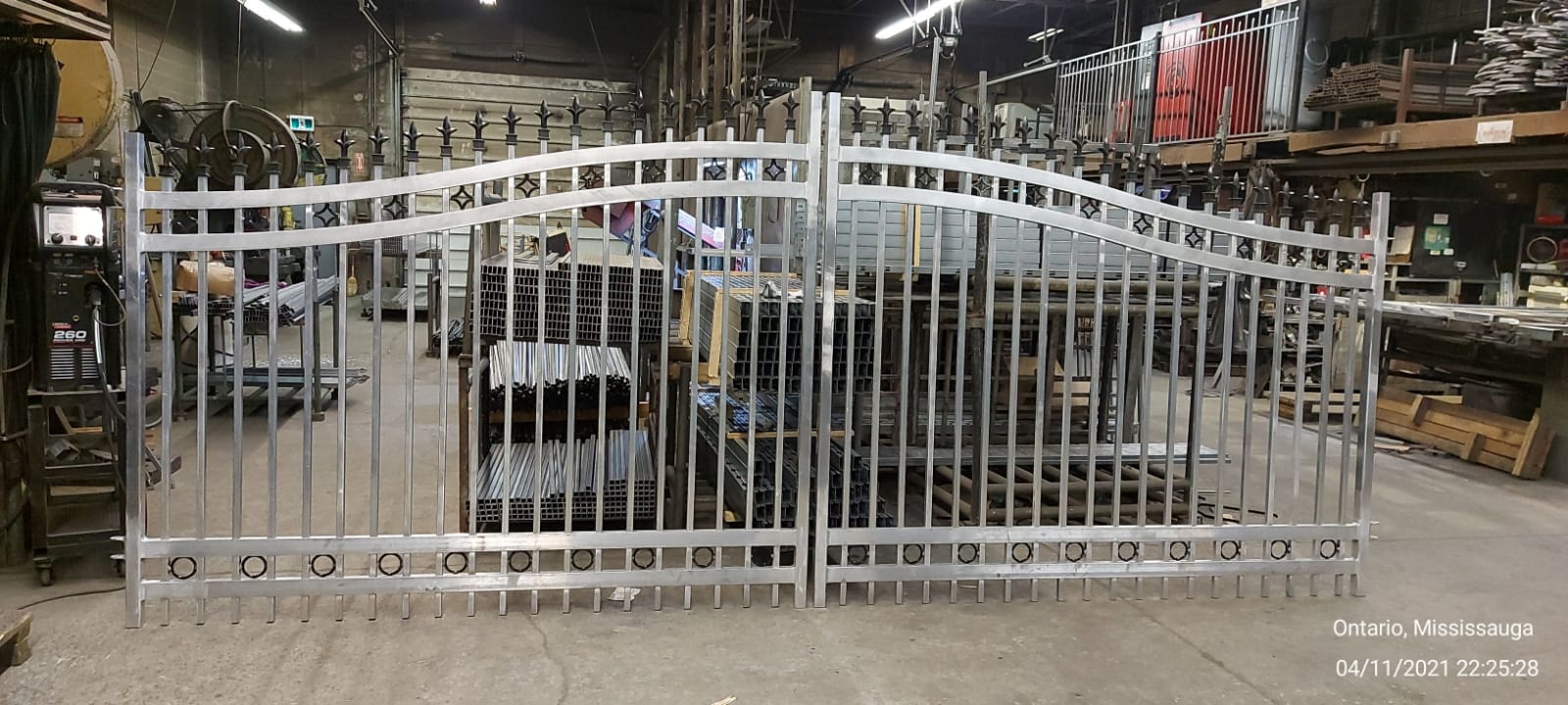 Commercial terrace metalwork